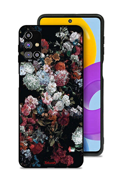 Tolwak غطاء حماية لهاتف سامسونج جالاكسي M31s بنقشة ورود عتيقة