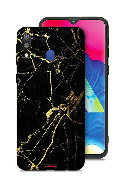 Tolwak غطاء حماية لهاتف سامسونج جالكسي M20 - رخامي متصدع