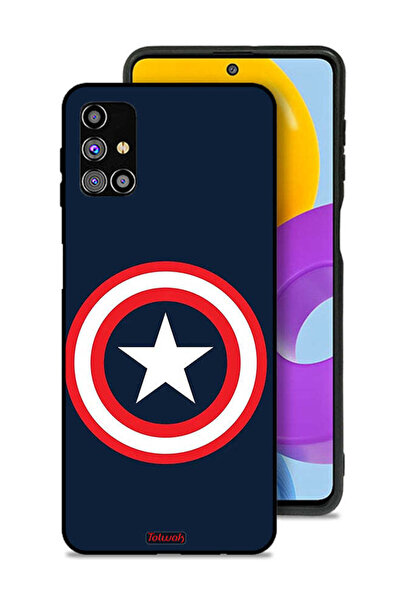 Tolwak غطاء حماية لهاتف سامسونج جالكسي M31s بتصميم كابتن أمريكا