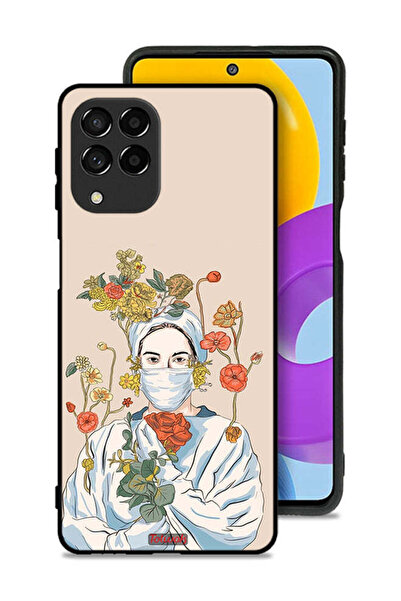 Tolwak غطاء حماية لهاتف سامسونج جالاكسي M53 بتصميم ممرضة فنية