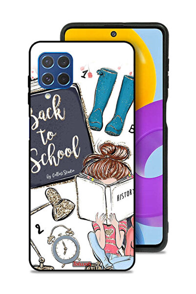 Tolwak غطاء حماية لهاتف سامسونج جالاكسي M62 - فتاة العودة إلى المدرسة تقرأ ال...