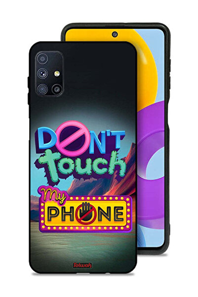 Tolwak Samsung Galaxy M51 Protective Case Cover Do Not Touch My Phone