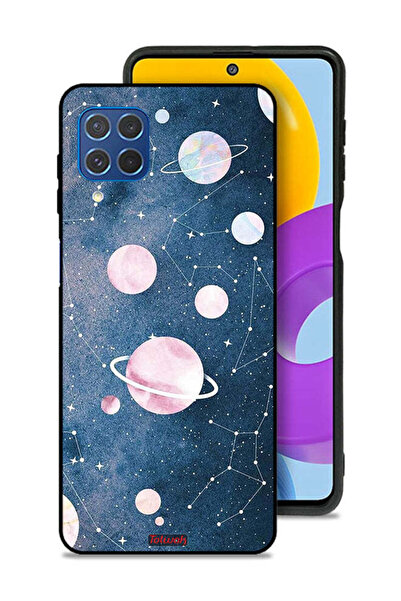 Tolwak Samsung Galaxy F62 Protective Case Cover Space Art
