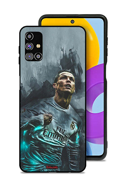 Tolwak غطاء حماية لهاتف سامسونج جالاكسي M31s برسومات كريستيانو رونالدو
