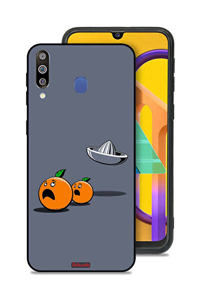 Tolwak غطاء حماية لهاتف سامسونج جالكسي M30 بتصميم فني رقمي بسيط وفكاهي