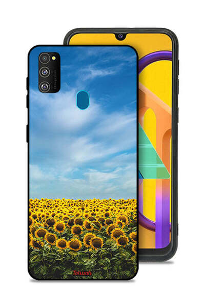 Tolwak غطاء حماية لهاتف سامسونج جالاكسي M30s - عباد الشمس تحت السماء