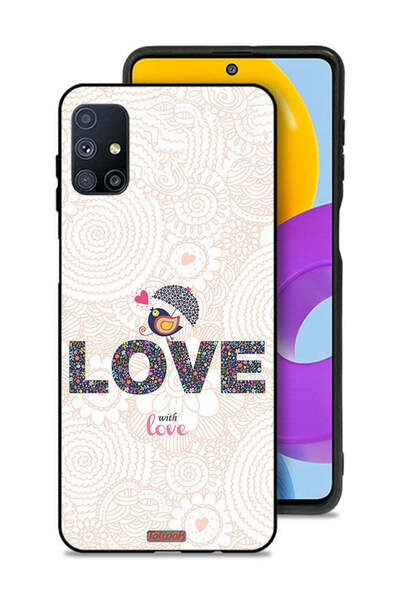 Tolwak Samsung Galaxy M51 Protective Case Cover Love With Love