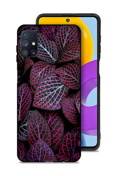 Tolwak غطاء حماية لهاتف سامسونج جالكسي M51 بنقشة أوراق سالجا