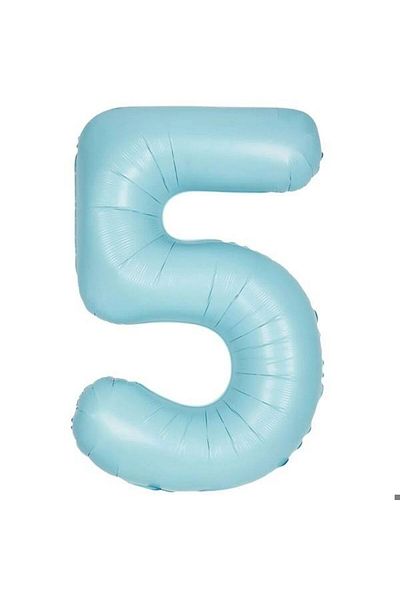 Mini Parti Mini Party Store Foil Retro Blue Color Balloon 40 cm