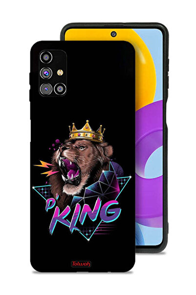 Tolwak غطاء حماية لهاتف سامسونج جالاكسي M31s برسومات الأسد الملك