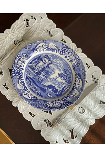 QBR Home Set of 8 Hole Work American Service. Peony Model (8 Pieces)