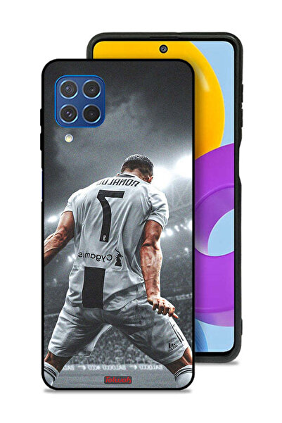 Tolwak غطاء حماية لهاتف سامسونج جالاكسي F62 بشعار احتفال كريستيانو رونالدو