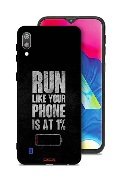 Tolwak غطاء حماية لهاتف سامسونج جالكسي M10، اركض كما لو أن هاتفك يعمل بنسبة 1%