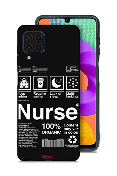 Tolwak غطاء حماية لهاتف سامسونج جالاكسي F22 - ملصق ممرضة