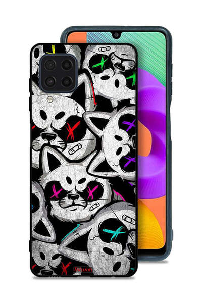 Tolwak غطاء حماية لهاتف سامسونج جالاكسي M32 4G بنقشة قطط مارشميلو