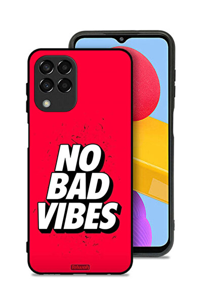 Tolwak Samsung Galaxy M33 Protective Case Cover No Bad Vibes