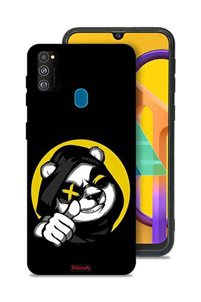 Tolwak غطاء حماية لهاتف سامسونج جالاكسي M30s بتصميم قطة مارشميلو لطيفة