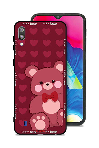 Tolwak Samsung Galaxy M10 Protective Case Cover Lucky Bear