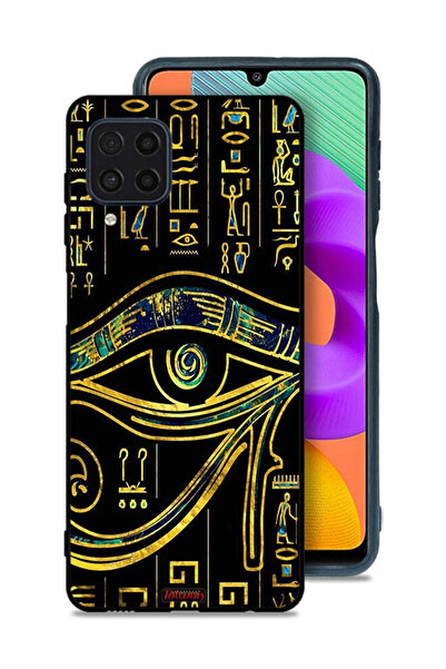 Tolwak Samsung Galaxy M32 4G Protective Case Cover Eye Artwork