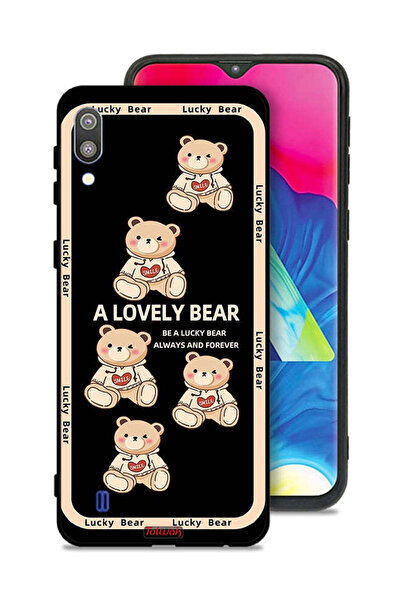 Tolwak غطاء حماية لهاتف سامسونج جالكسي M10 - دب جميل