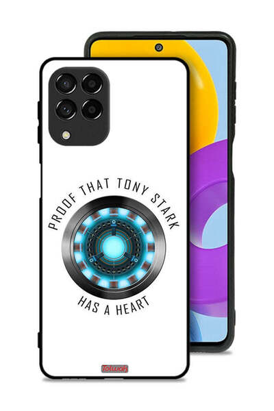 Tolwak غطاء حماية لهاتف سامسونج جالكسي M53 دليل على أن توني ستارك لديه قلب