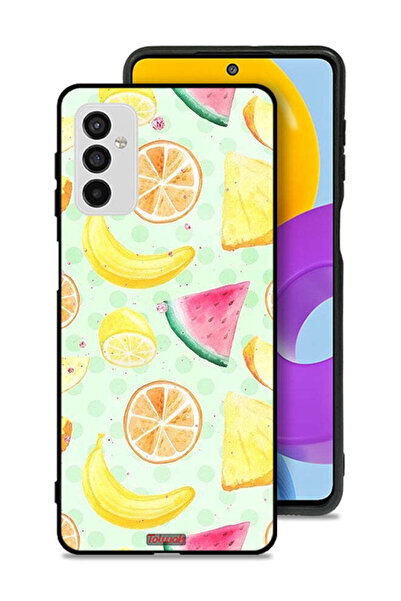 Tolwak غطاء حماية لهاتف سامسونج جالاكسي M52 5G برسومات فنية بألوان مائية وفواكه