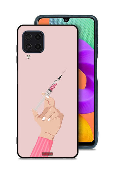 Tolwak Samsung Galaxy M32 4G Protective Case Cover Love Injection