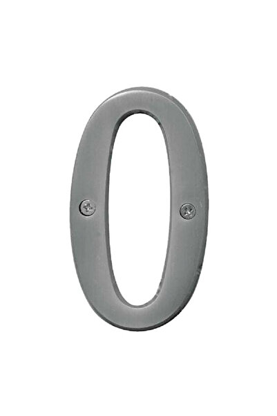 Hy-Ko رقم المنزل 0 رمادي 4 بوصة