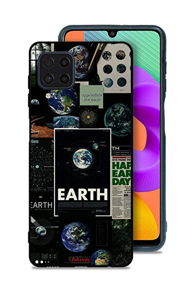 Tolwak Samsung Galaxy M22 Protective Case Cover Earth