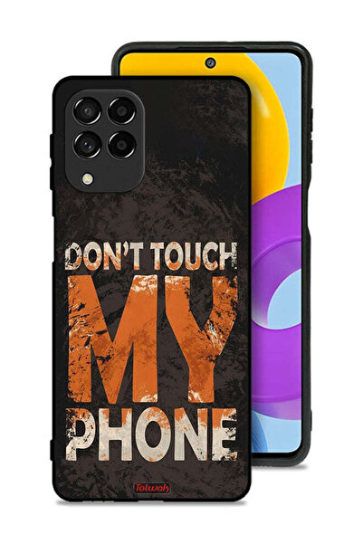 Tolwak Samsung Galaxy M53 Protective Case Cover Do Not Touch My Phone