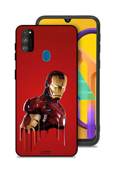 Tolwak غطاء حماية لهاتف سامسونج جالاكسي M30s برسومات الرجل الحديدي