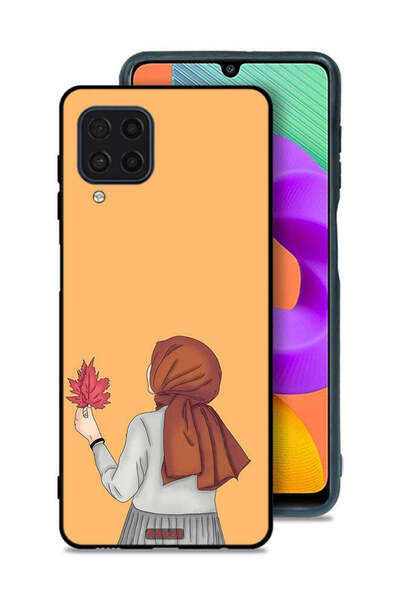 Tolwak Samsung Galaxy M32 4G Protective Case Cover Holding Leaf