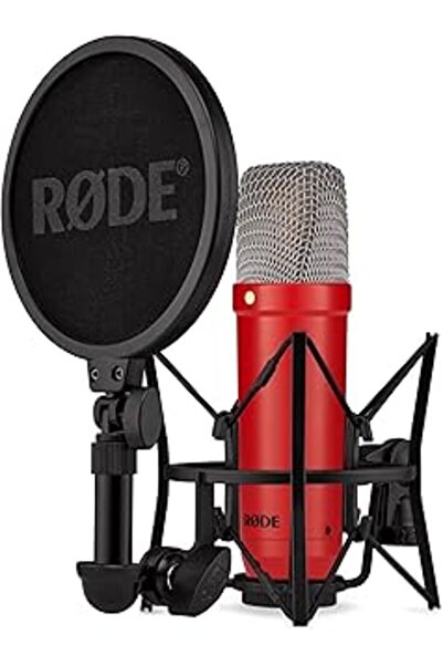 Røde Nt1 Signature Series Large-Diaphragm Condenser Mikrofon (Kırmızı)