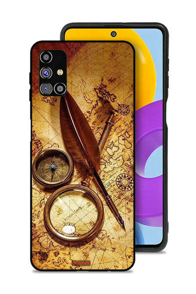 Tolwak غطاء حماية بتصميم بوصلة عتيقة من سامسونج جالكسي M31s