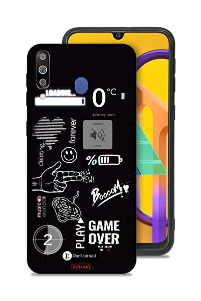 Tolwak غطاء حماية لهاتف سامسونج جالكسي M30 - لعبة انتهت بيو بيو