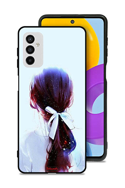 Tolwak غطاء حماية لهاتف سامسونج جالاكسي M52 5G بتصميم ربطة شعر مع رباط شعر وف...