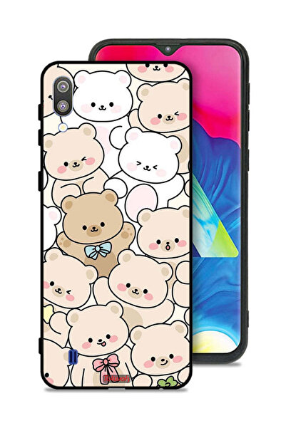 Tolwak غطاء حماية لهاتف سامسونج جالكسي M10 بنقشة الدببة