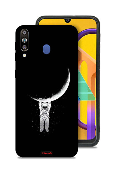Tolwak غطاء حماية لهاتف سامسونج جالكسي M30 معلق على سطح القمر