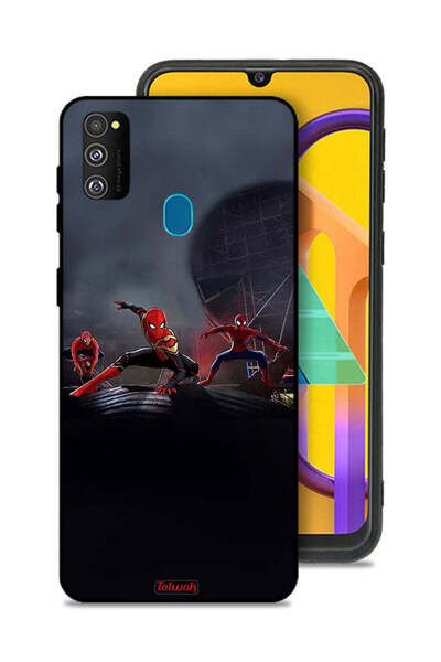Tolwak Samsung Galaxy M30s Protective Case Cover Three Spiders