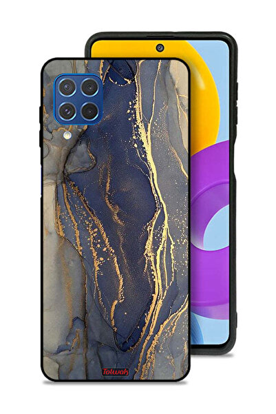 Tolwak غطاء حماية لهاتف سامسونج جالاكسي F62 بنمط رخامي لامع
