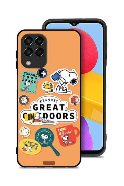 Tolwak غطاء حماية لهاتف سامسونج جالاكسي M33 بملصقات الفول السوداني