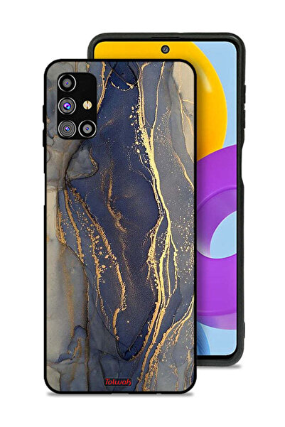 Tolwak غطاء حماية لهاتف سامسونج جالاكسي M31s بنمط رخامي لامع
