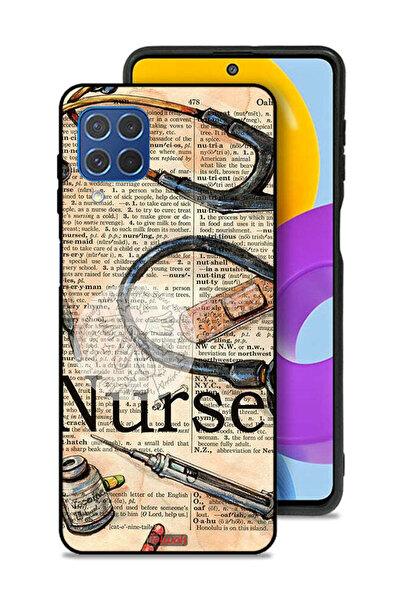 Tolwak غطاء حماية لهاتف سامسونج جالاكسي M62 بتصميم أدوات التمريض العتيقة