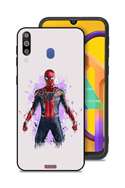 Tolwak غطاء حماية لهاتف Samsung Galaxy M30 بتصميم العنكبوت الحديدي