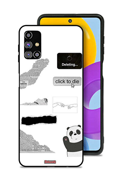 Tolwak غطاء حماية لهاتف سامسونج جالاكسي M31s بملصق باندا