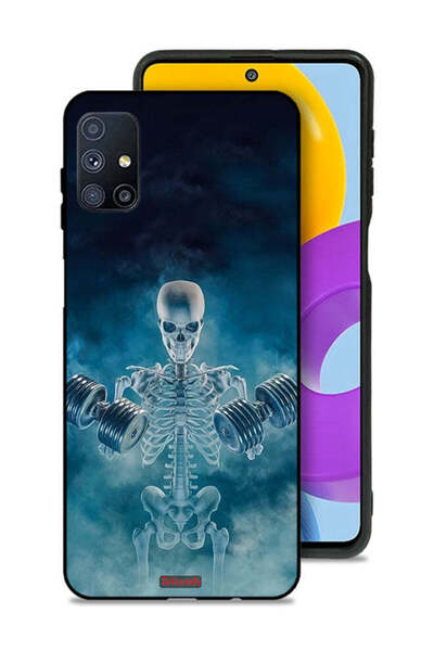 Tolwak Samsung Galaxy M51 Protective Case Cover No Pain No Gain Pose