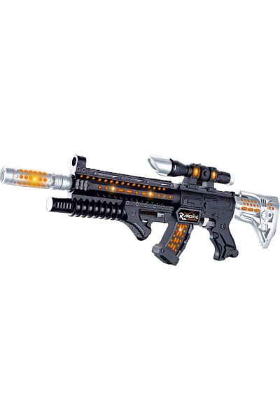 Toybox Lightweight Handheld Toy Revolver with Sound and Light Effects for Kids by Toy Box