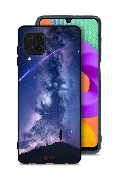Tolwak Samsung Galaxy M32 4G Protective Case Cover Moving Stars