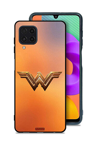 Tolwak Samsung Galaxy M22 Protective Case Cover Wonder Women Logo