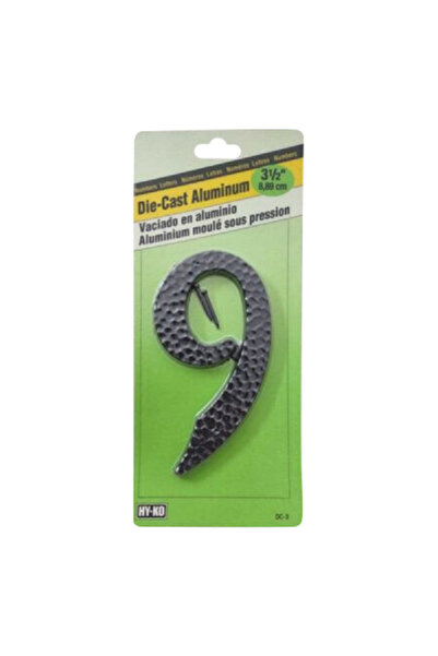 Hy-Ko رقم المنزل المصنوع من الألومنيوم المصبوب